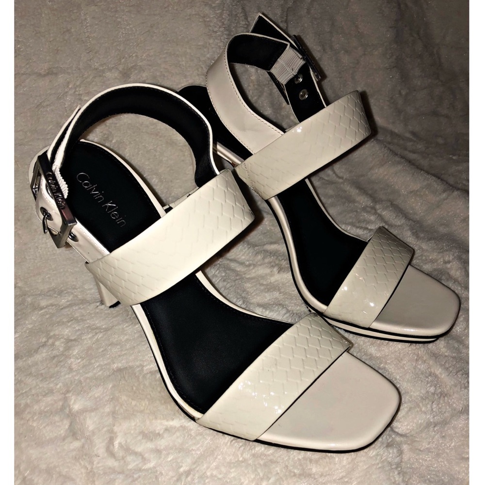 White Calvin Klein Heels!